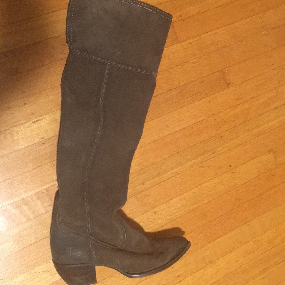 Frye Sacha over the knee boots - olive suede